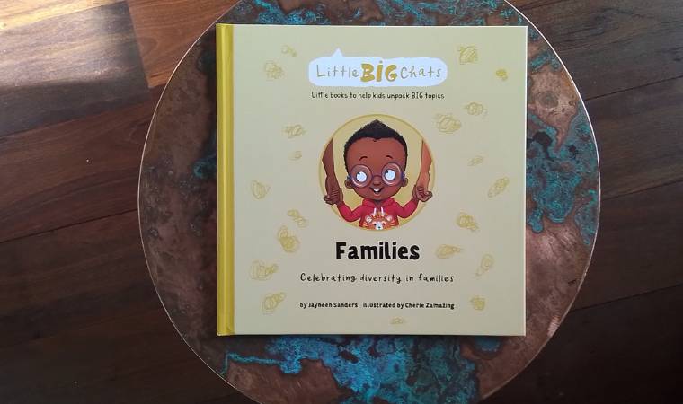 cover of families by jayneen sanders