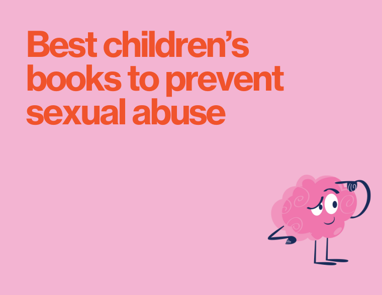 coloured background and title of post on protective behaviours story books