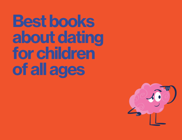 coloured background and title of post on teenage dating books