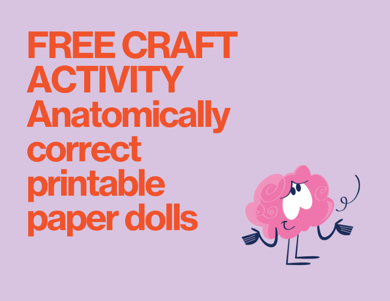 FREE anatomically correct printable paper dolls