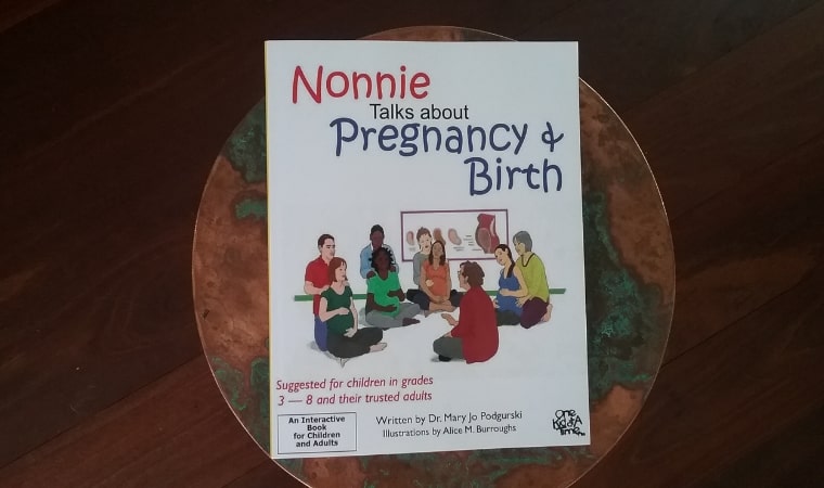 cover of nonnie talks about pregnancy and birth