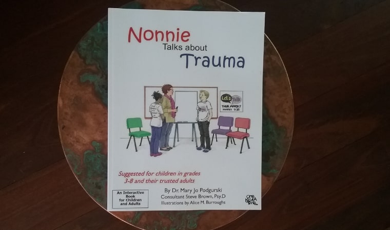 cover of nonnie talks about trauma