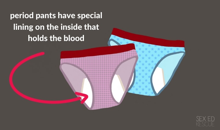 INNERSY Big Girls' Period Panties Menstrual Underwear for First Period Starter 3-Pack 