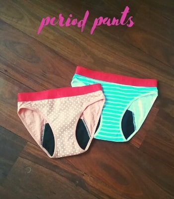  Teen Girls Period Panties Juniors First Period Starter  Underwear Soft Briefs 10-12Years