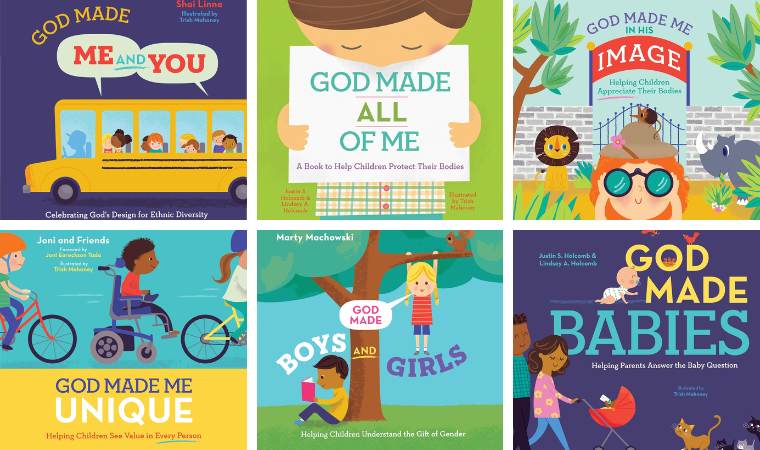 covers of the God made Me Series of books