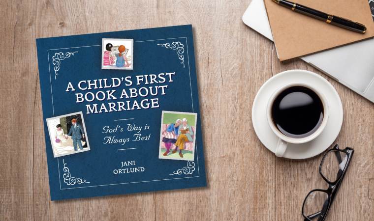 cover of a childs first book about marriage by jani ortlund