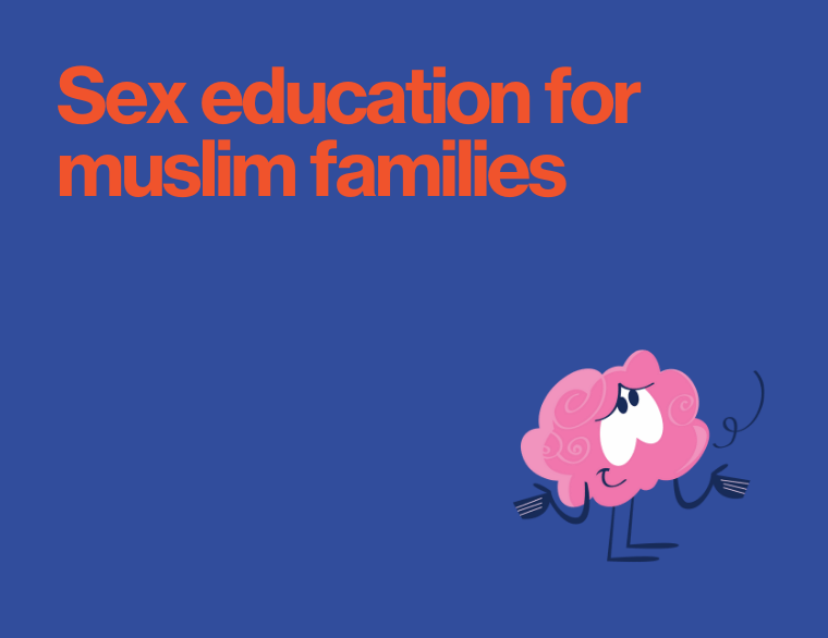 coloured background and title of post on Muslim sex education