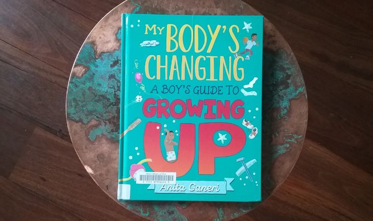 cover of my bodys changing a boys guide to growing up by anita ganeri