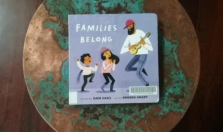 cover of families belong by dan saks
