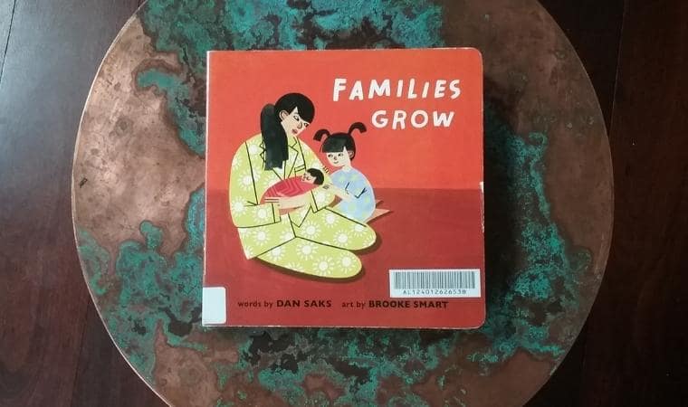 cover of families grow by dan saks