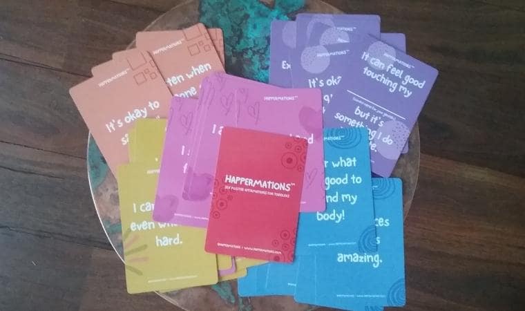 photo of Happermations. Sex positive affirmations for toddlers