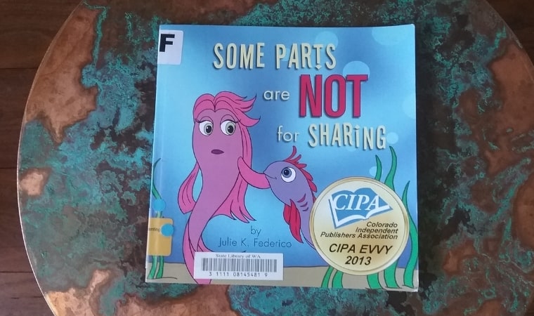 cover of some parts are not for sharing by julie k federico