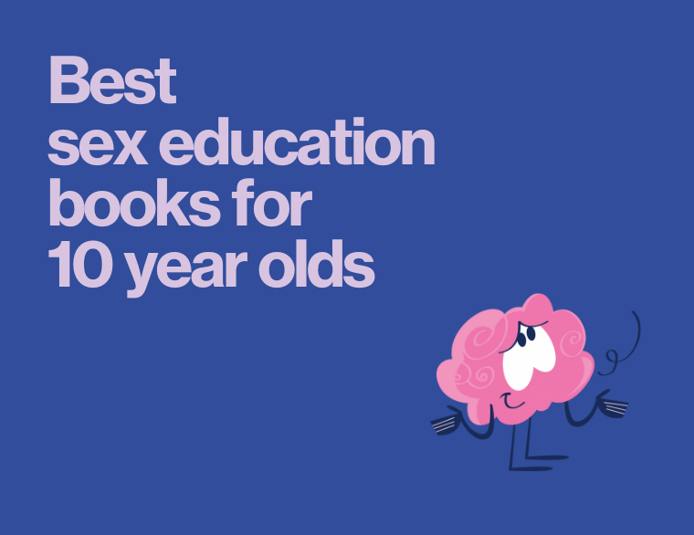 coloured background and title of post - sex education books for 10 year olds