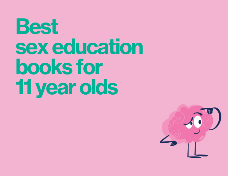 coloured backgrounds and title of post - sex education books for 11 year olds