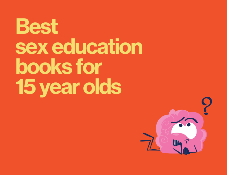 coloured background and title of post - sex education books for fifteen year olds