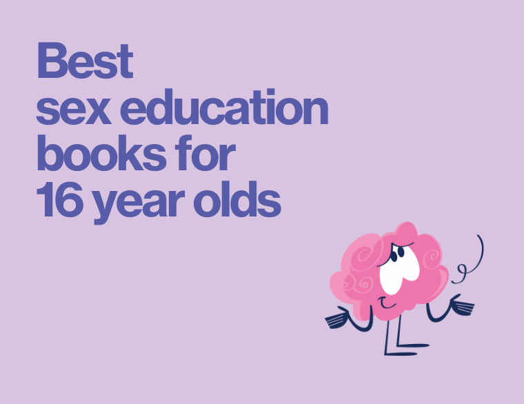 coloured background and title of post - sex education books for sixteen year olds