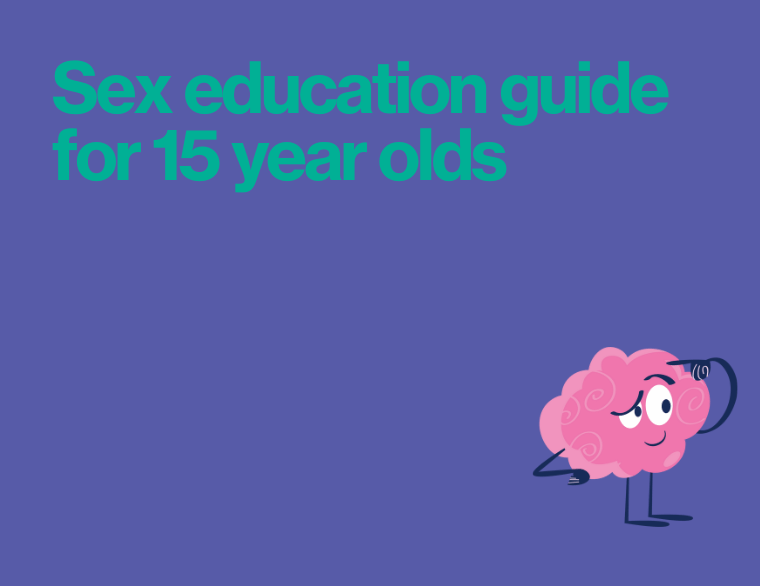coloured background with title of post on sex education for fifteen year olds