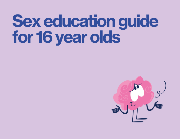 coloured background with title of post on sex education for sixteen year olds