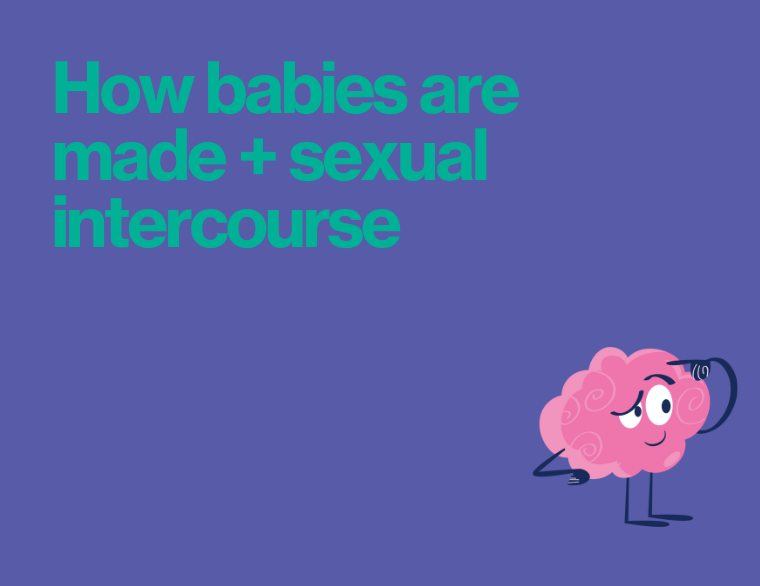 coloured background and title of post on how are babies made