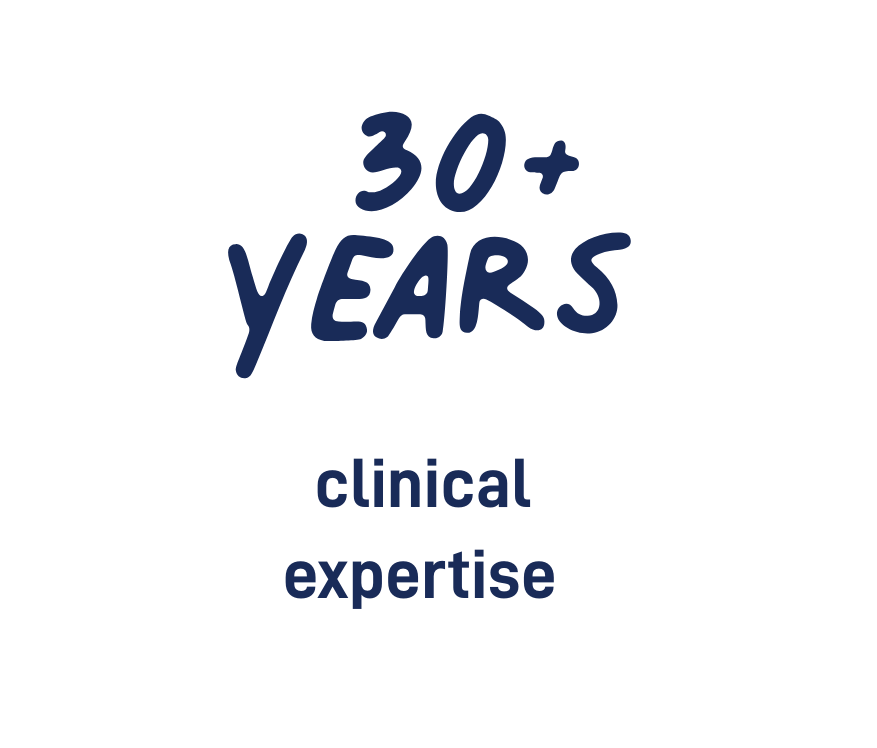 30 years clinical expertise