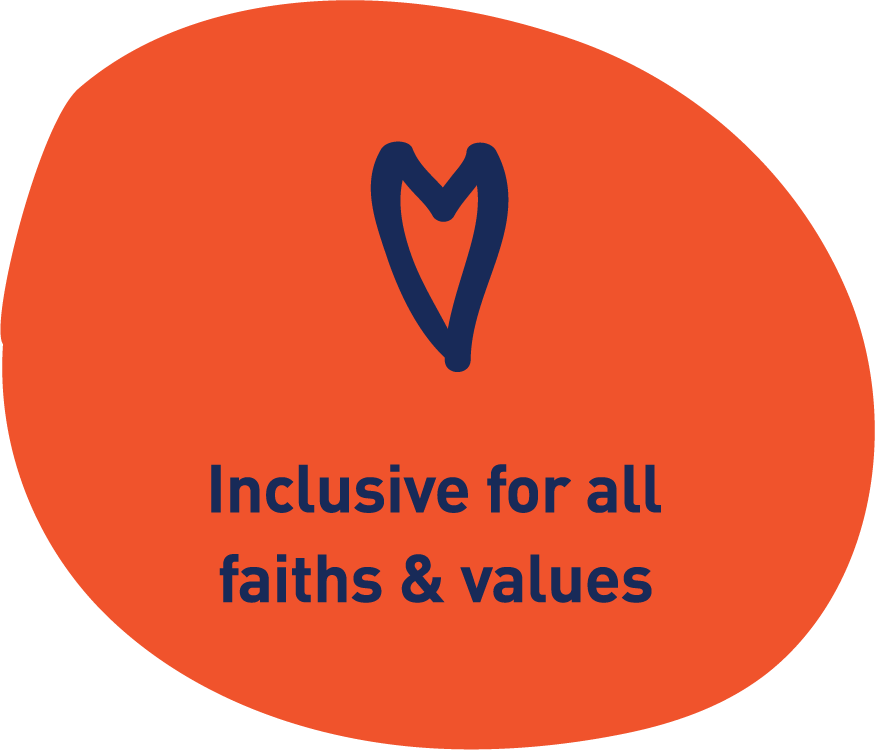 image for inclusive for all faiths and values