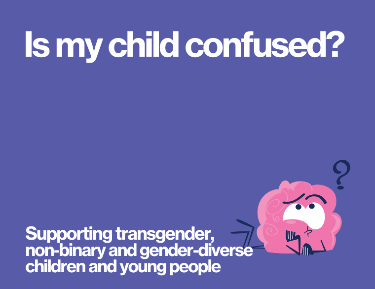 coloured background and title of post on I think my child is confused