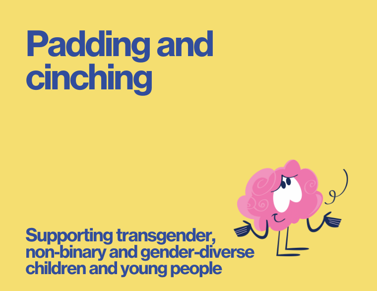 coloured background and title of post on Padding and cinching