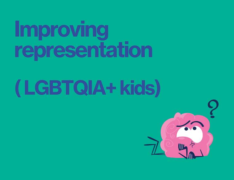 coloured background and topic of post - Improving representation