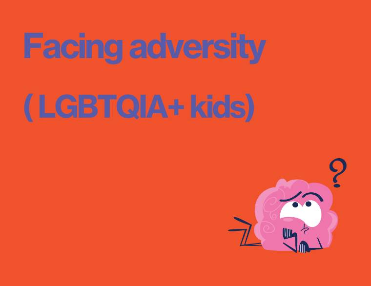 coloured background and topic of post about supporting lgbtqia kids thru adversity