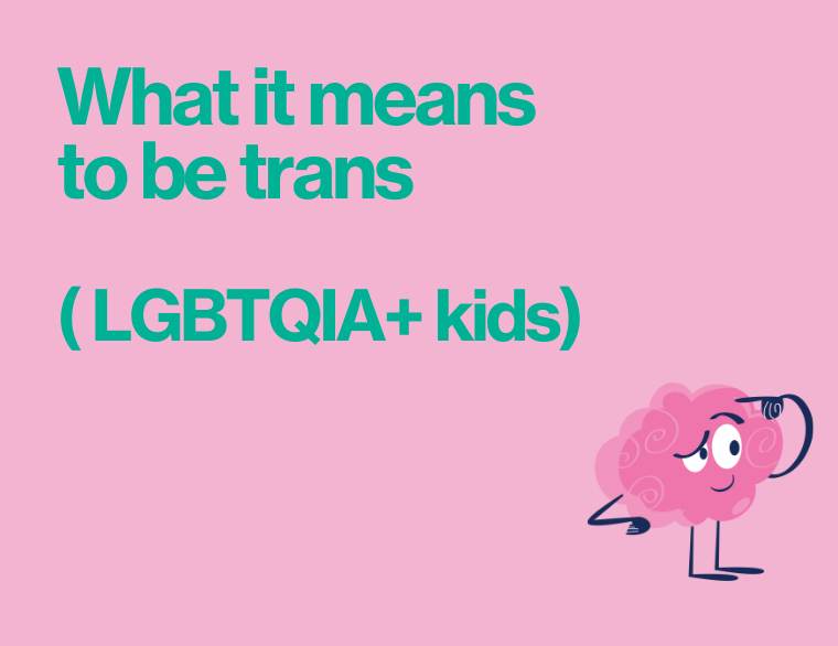 coloured background and topic of post - What It Means to Be Trans
