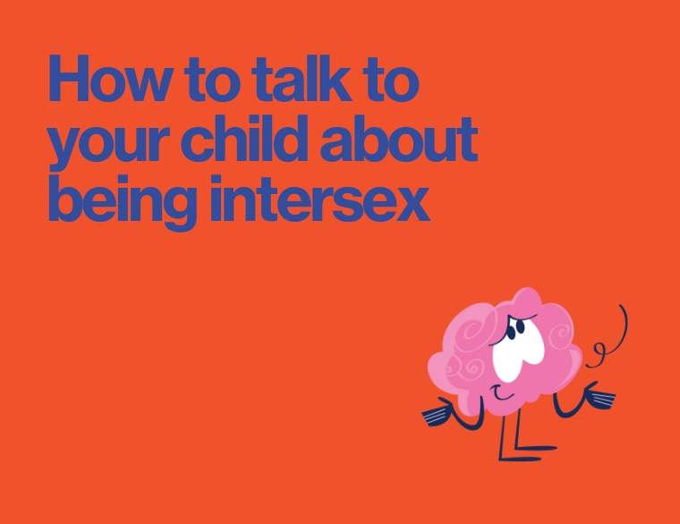 coloured background and topic of post about raising an intersex child