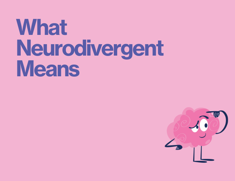 coloured background and title of post about What Neurodivergent Means