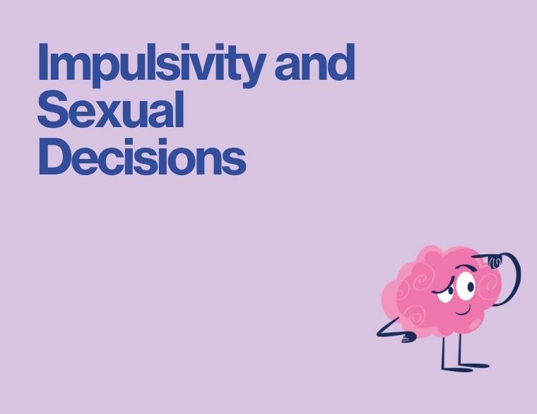 coloured background and words - ADHD impulsivity