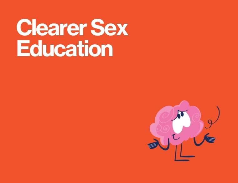 coloured background and words - ADHD sex education