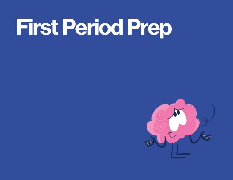 coloured background and title of blogpost on Autistic Child First Period