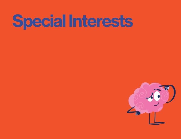 coloured background and title of blogpost on Autistic Special Interests