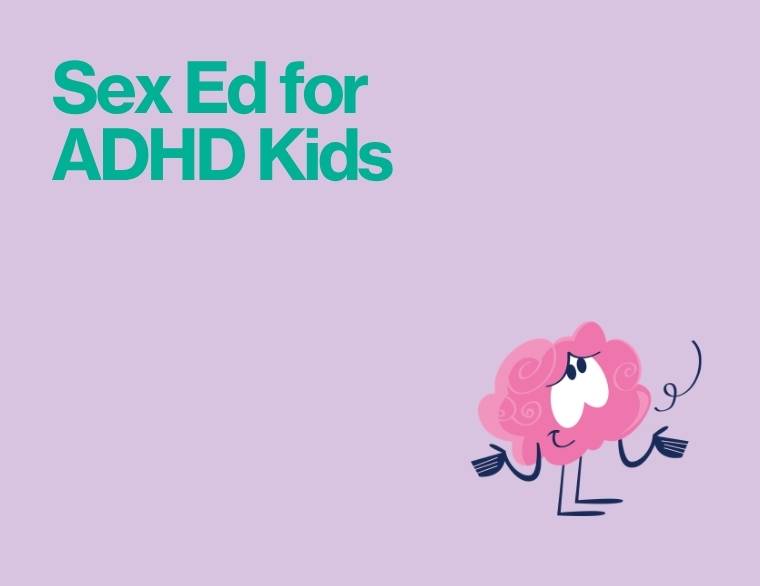 coloured background and title of blogpost on adhd sexuality
