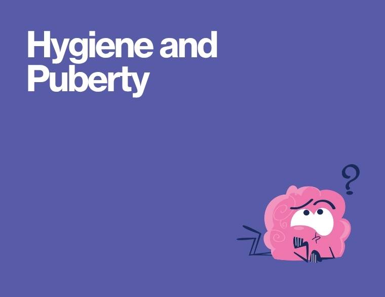 coloured background and words - Autism and Hygiene