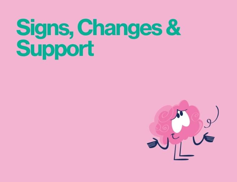 coloured background and words - autism and puberty in females