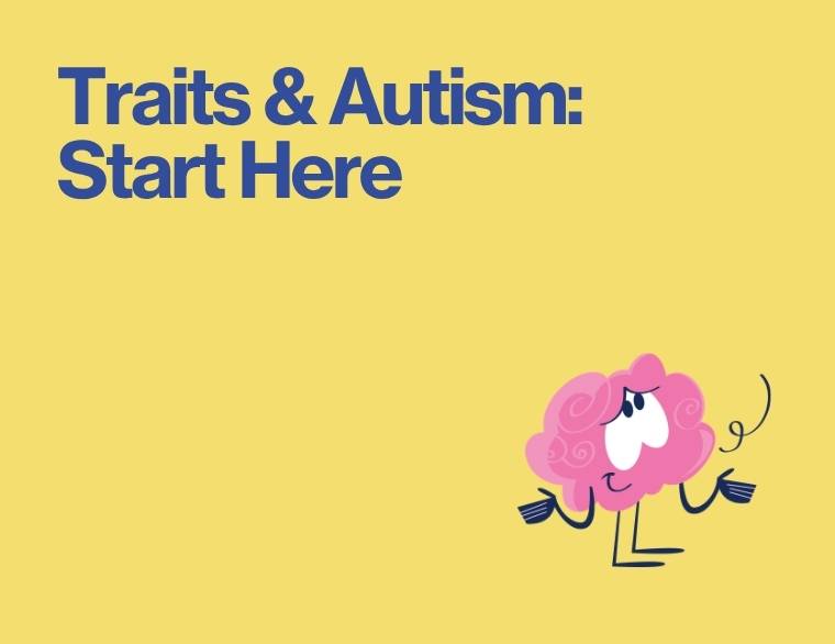 coloured background and words - autistic traits in children
