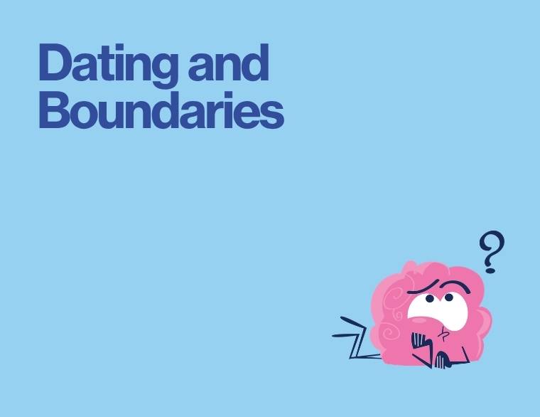 coloured background and title of blogpost on Dating for Autistic Teens