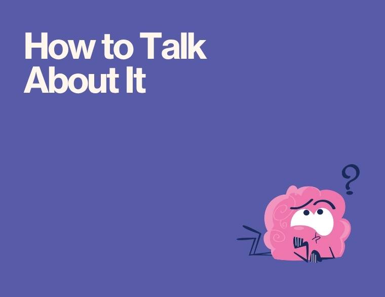 coloured background and words - How to Talk to Your Autistic Son About Puberty