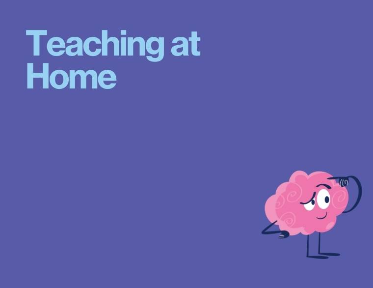 coloured background and words - how to teach autism child at home