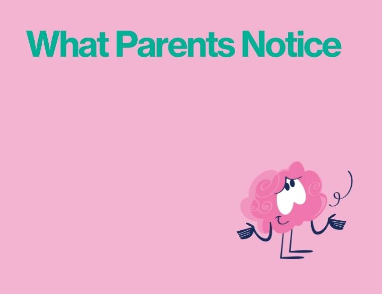 coloured background and words - symptoms of autism in kids