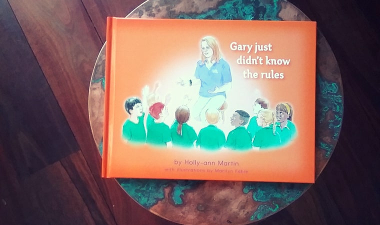cover f Gary just didn't know the rules by Holly-ann Martin