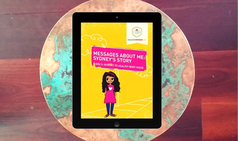 cover of Messages About Me: Sydney's Story: A Girl's Journey to Healthy Body Image by Educate & Empower Kids