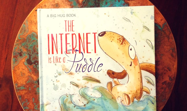 cover of The Internet is Like a Puddle by Shona Innes